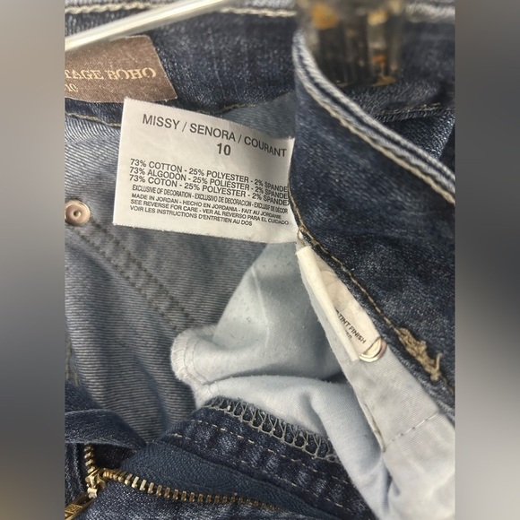 Nine West Vintage America Collection Vintage Boho Jean - size 30/10 - Picture 3 of 6